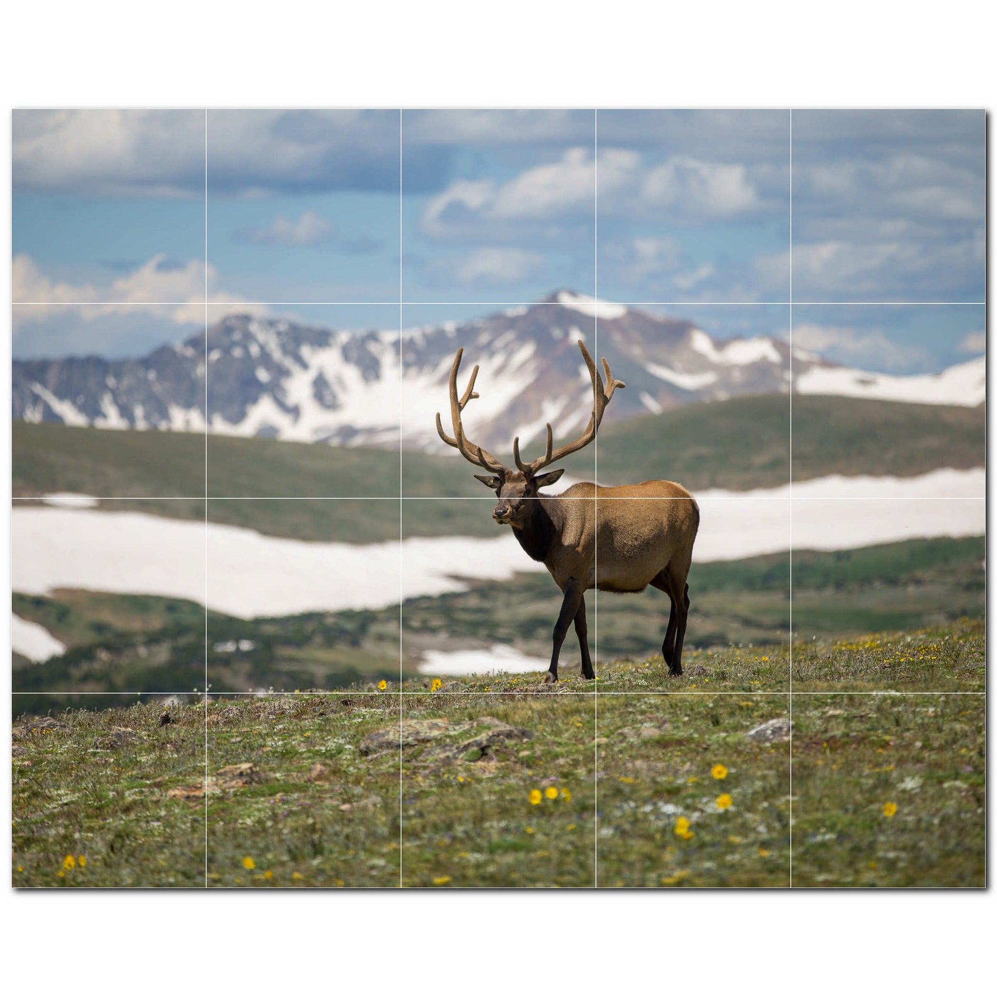 deer ceramic tile wall mural kitchen backsplash bathroom shower p500445