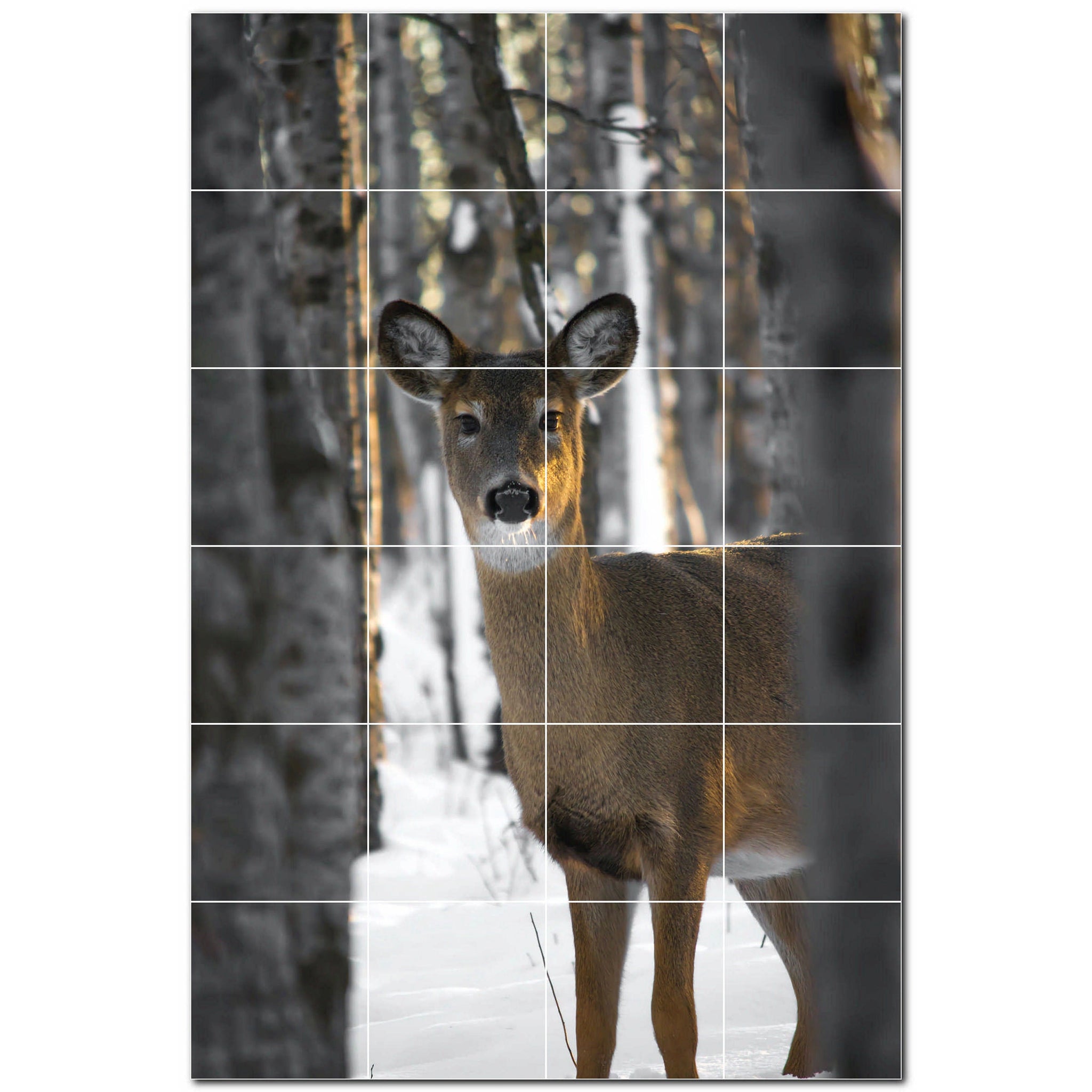 deer ceramic tile wall mural kitchen backsplash bathroom shower p500450