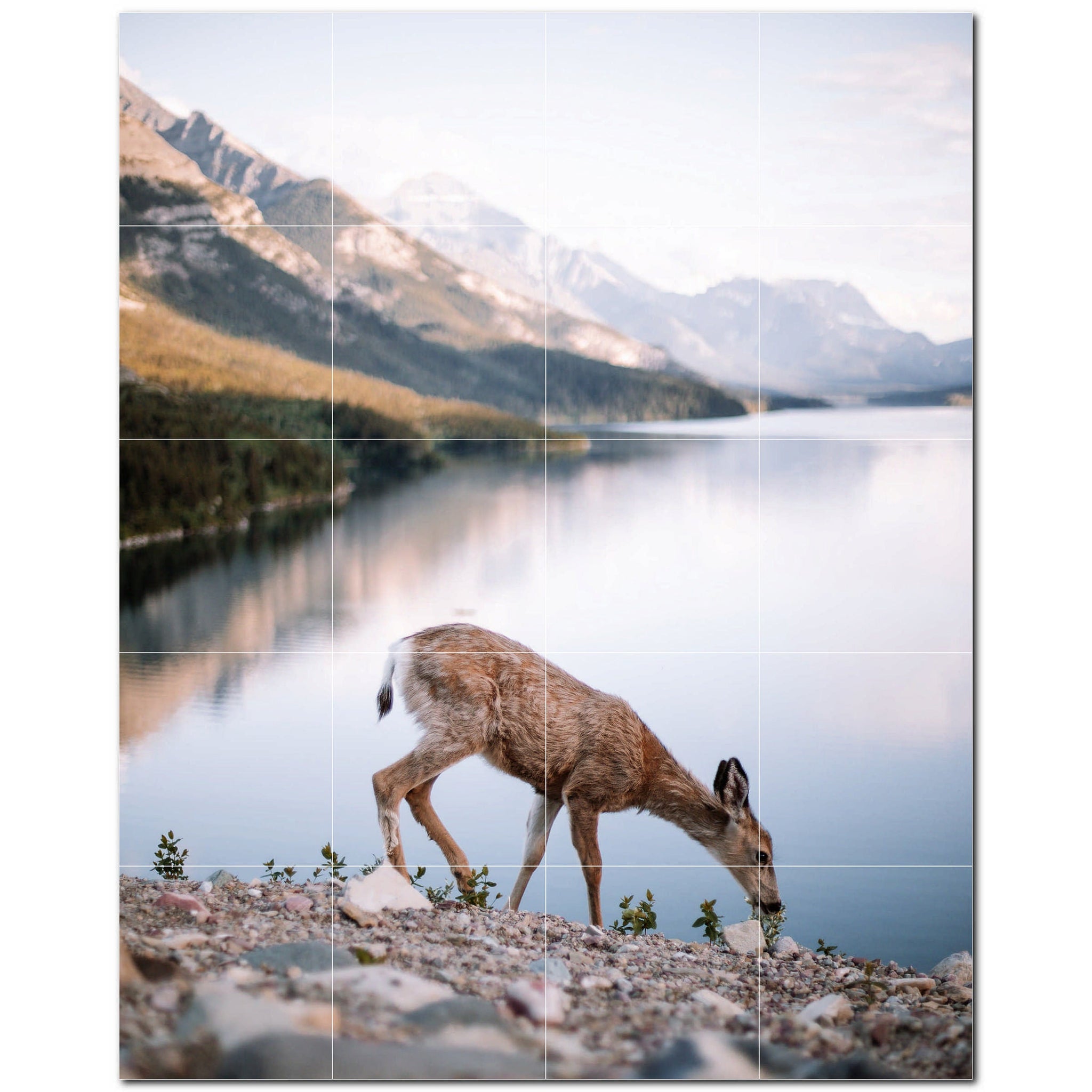 deer ceramic tile wall mural kitchen backsplash bathroom shower p500455