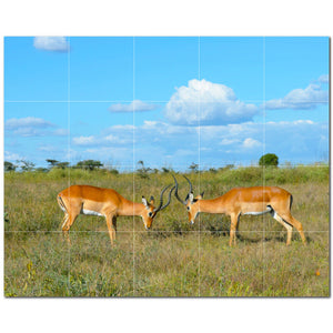 deer ceramic tile wall mural kitchen backsplash bathroom shower p500466