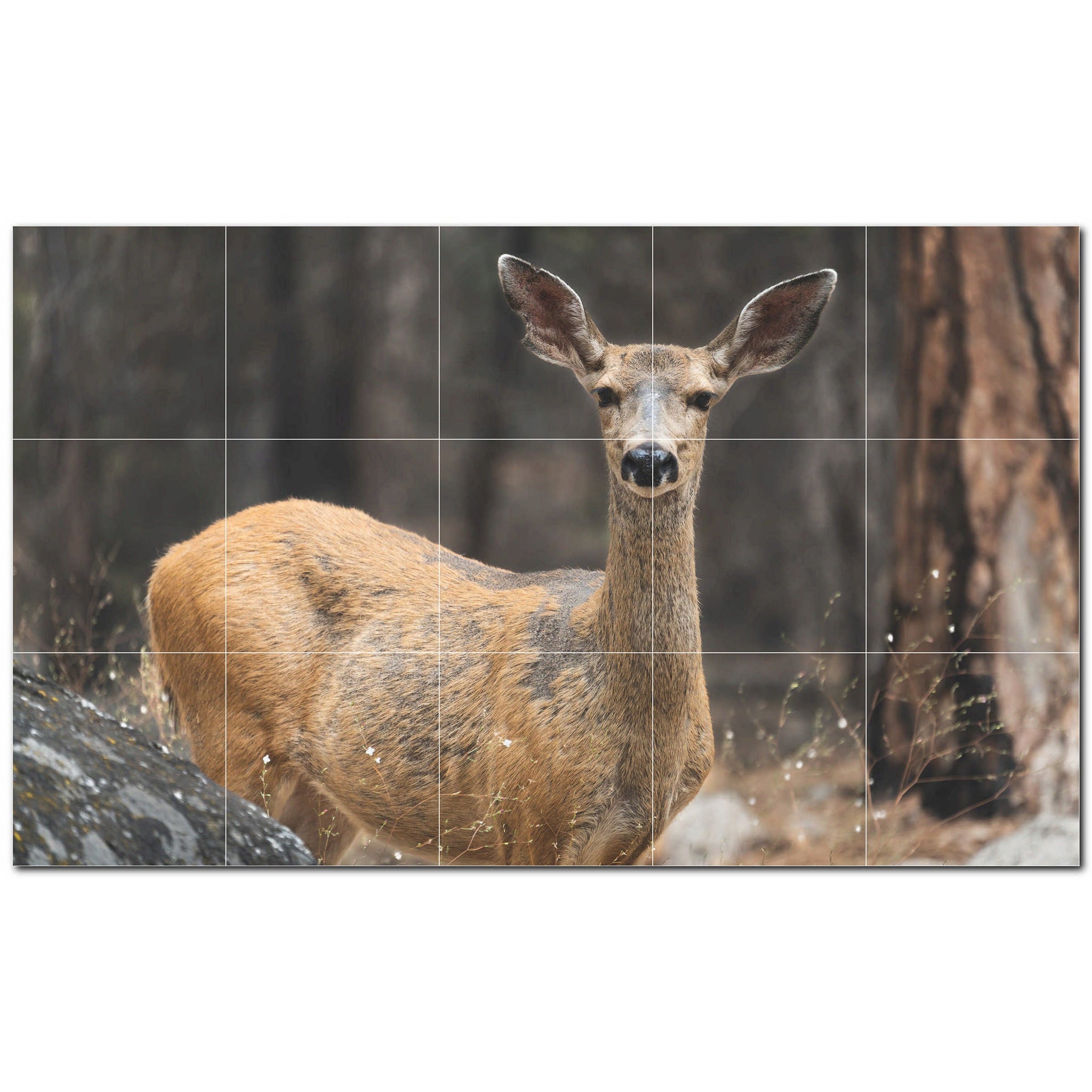 deer ceramic tile wall mural kitchen backsplash bathroom shower p500473