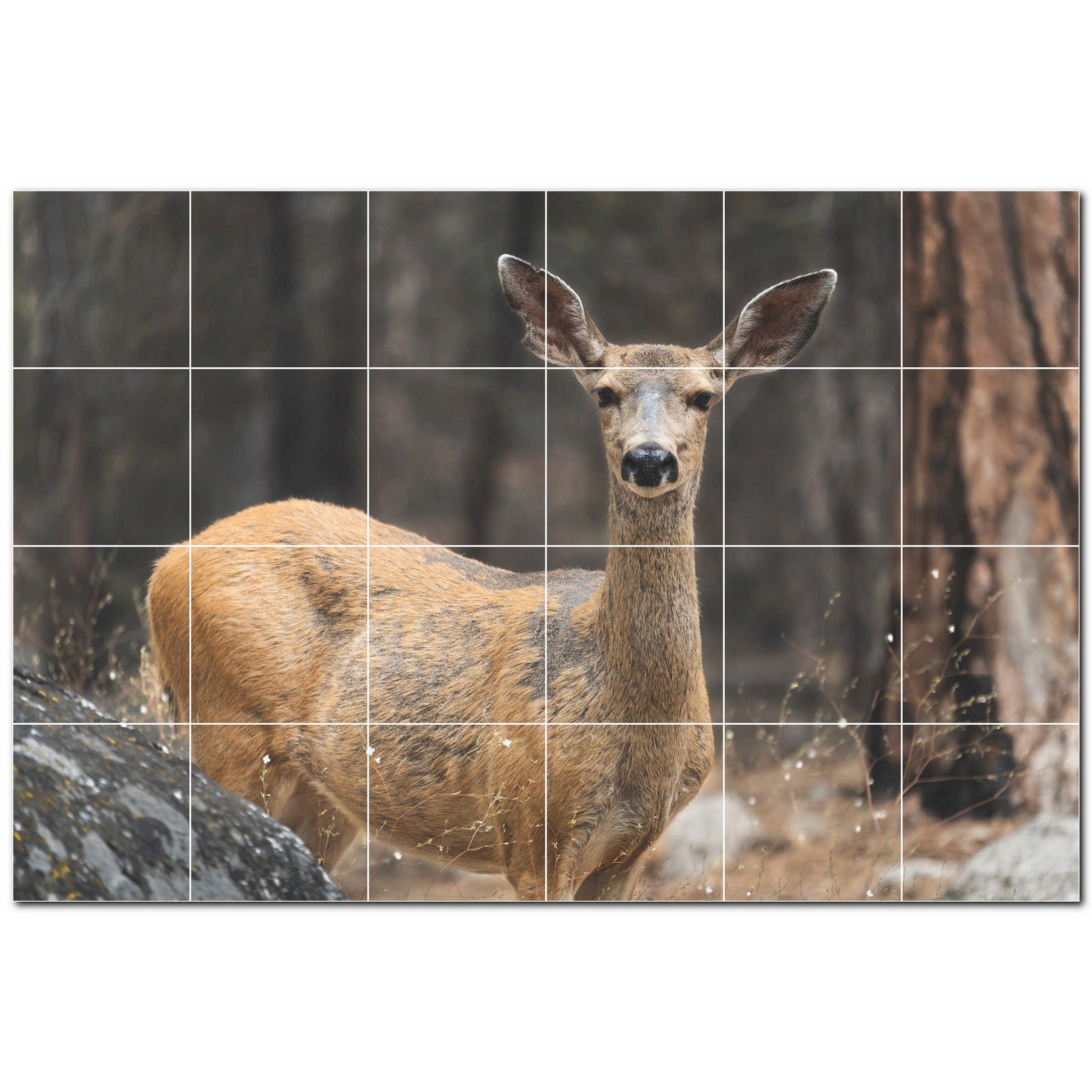 deer ceramic tile wall mural kitchen backsplash bathroom shower p500473