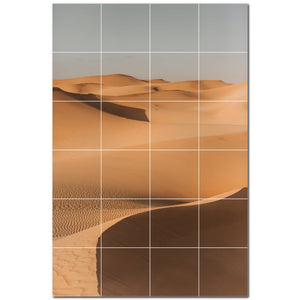 desert ceramic tile wall mural kitchen backsplash bathroom shower p500490