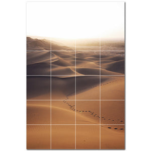 desert ceramic tile wall mural kitchen backsplash bathroom shower p500491