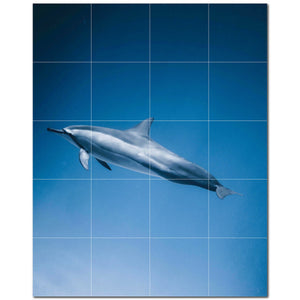 dolphin ceramic tile wall mural kitchen backsplash bathroom shower p500514