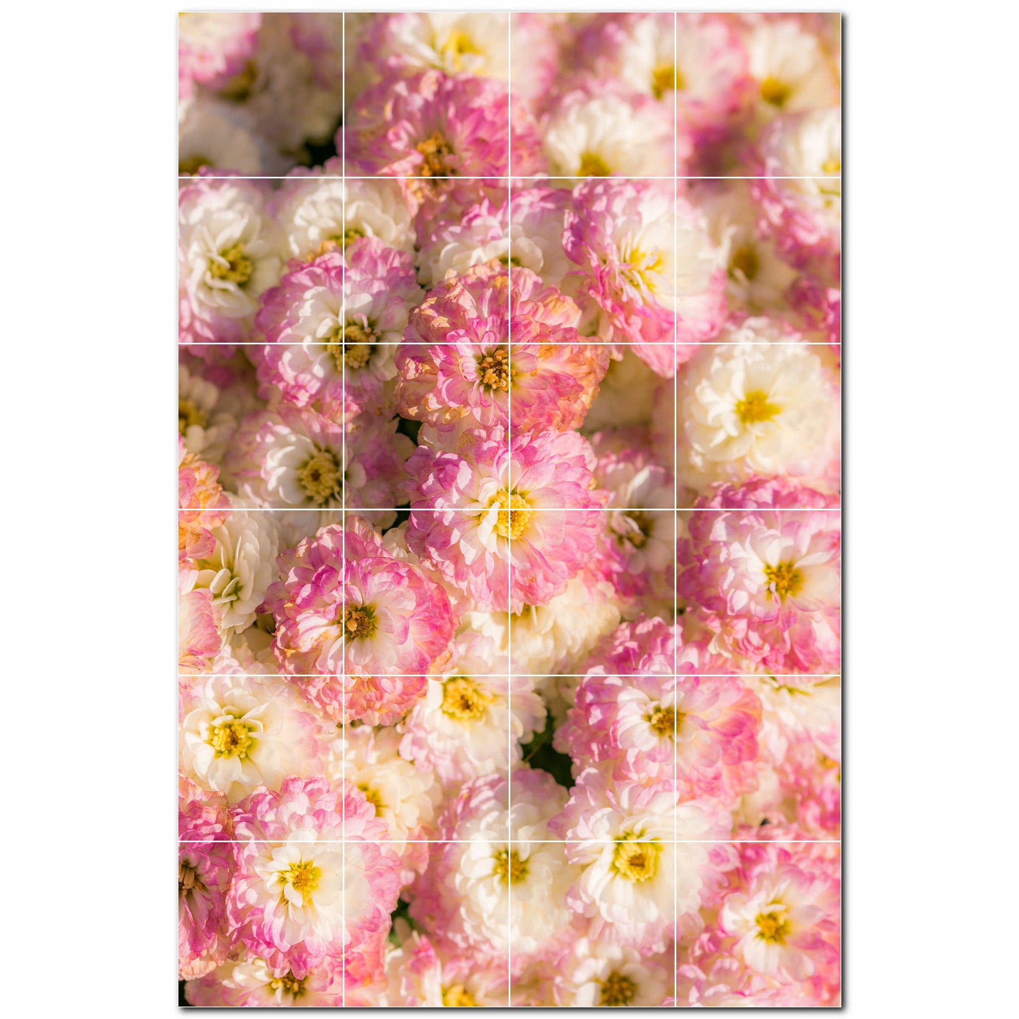 flowers ceramic tile wall mural kitchen backsplash bathroom shower p500613