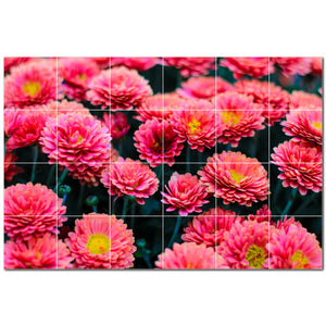 flowers ceramic tile wall mural kitchen backsplash bathroom shower p500623