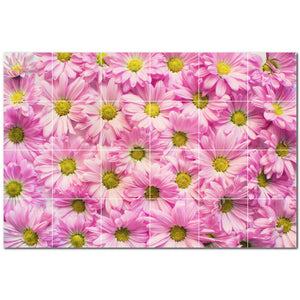 flowers ceramic tile wall mural kitchen backsplash bathroom shower p500653