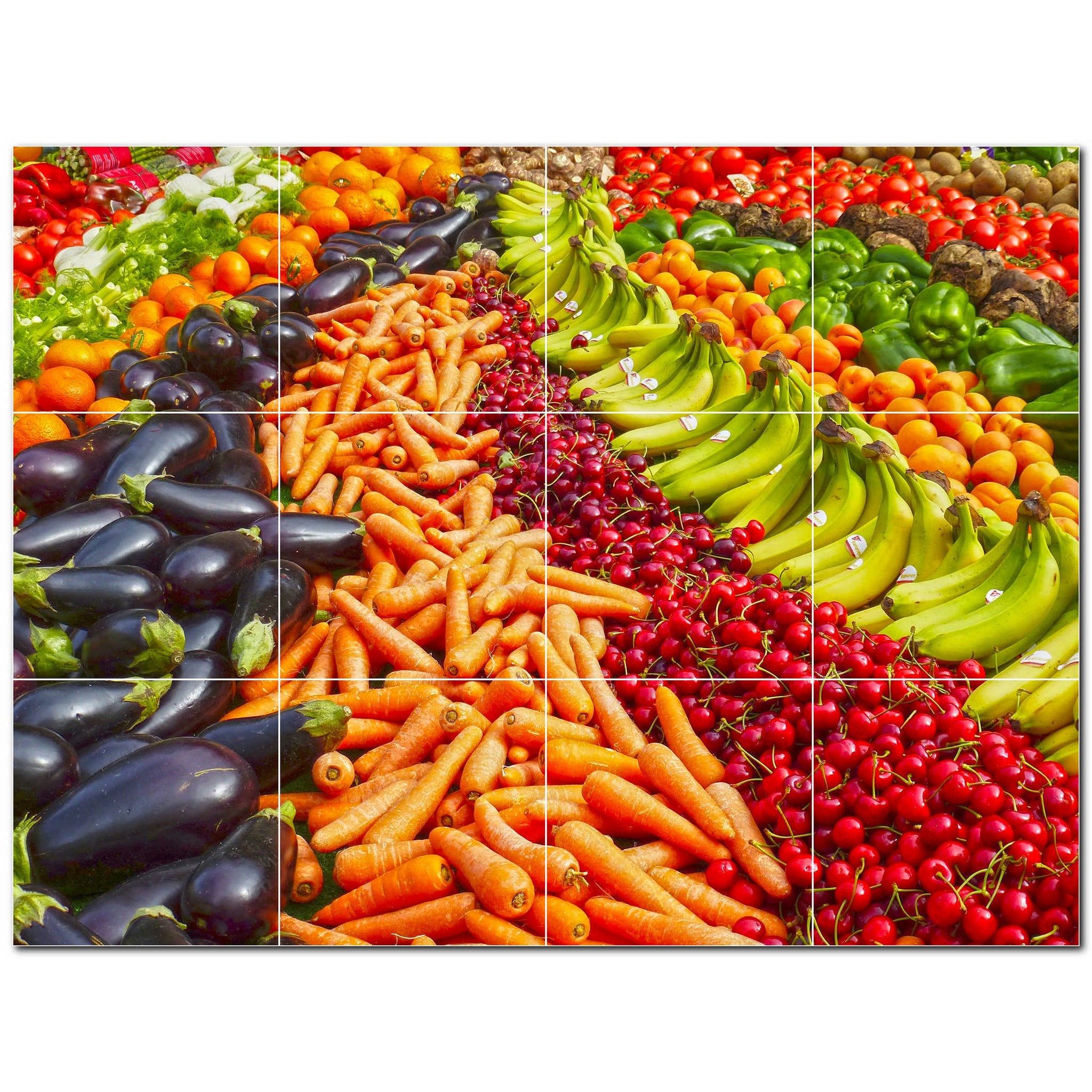 fruit ceramic tile wall mural kitchen backsplash bathroom shower p500703