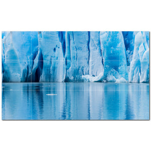 glacier ceramic tile wall mural kitchen backsplash bathroom shower p500721