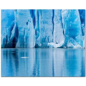 glacier ceramic tile wall mural kitchen backsplash bathroom shower p500721