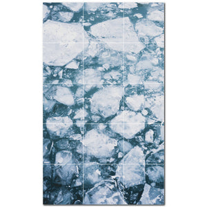 glacier ceramic tile wall mural kitchen backsplash bathroom shower p500722