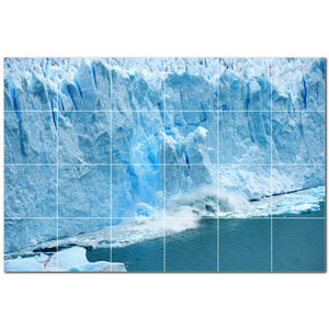 glacier ceramic tile wall mural kitchen backsplash bathroom shower p500723