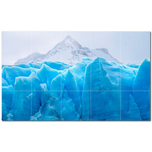 glacier ceramic tile wall mural kitchen backsplash bathroom shower p500732