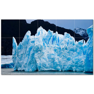 glacier ceramic tile wall mural kitchen backsplash bathroom shower p500733