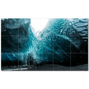 glacier ceramic tile wall mural kitchen backsplash bathroom shower p500737