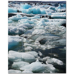 glacier ceramic tile wall mural kitchen backsplash bathroom shower p500739