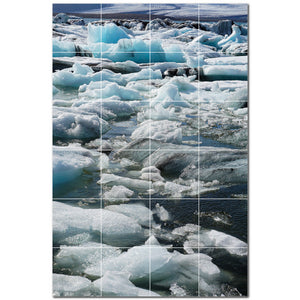 glacier ceramic tile wall mural kitchen backsplash bathroom shower p500739