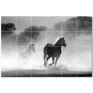 horse ceramic tile wall mural kitchen backsplash bathroom shower p500763