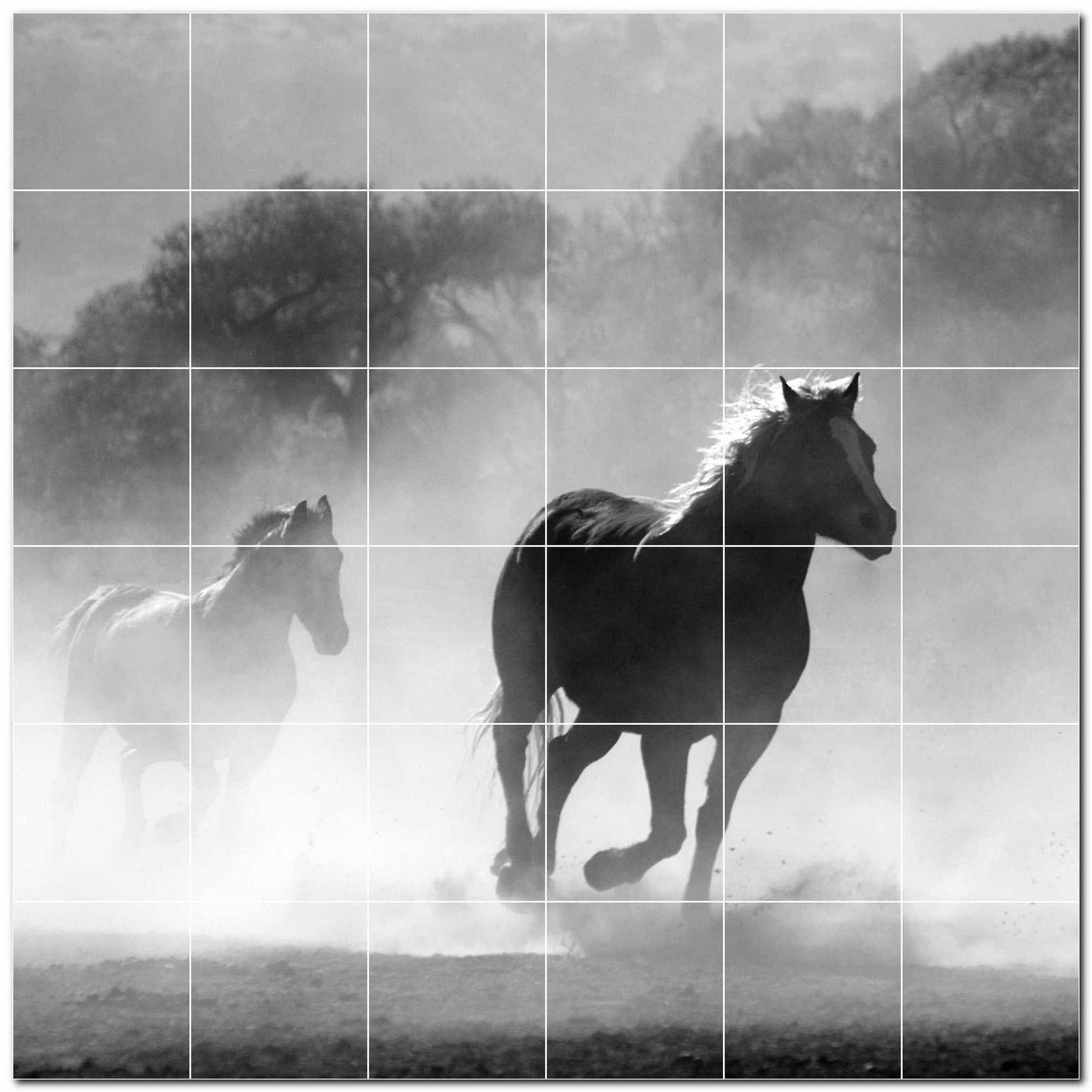 horse ceramic tile wall mural kitchen backsplash bathroom shower p500763