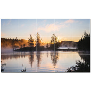 lakes ceramic tile wall mural kitchen backsplash bathroom shower p500787