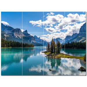 lakes ceramic tile wall mural kitchen backsplash bathroom shower p500791