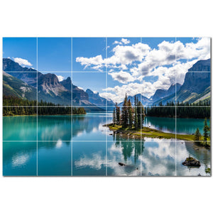 lakes ceramic tile wall mural kitchen backsplash bathroom shower p500791