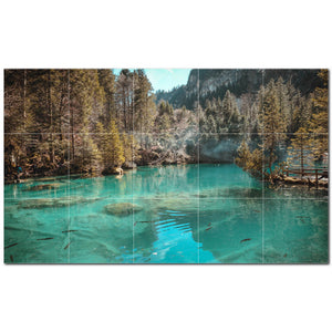 lakes ceramic tile wall mural kitchen backsplash bathroom shower p500807