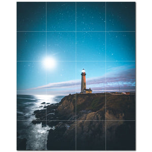 lighthouse ceramic tile wall mural kitchen backsplash bathroom shower p500817