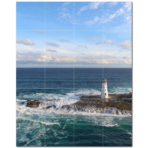 lighthouse ceramic tile wall mural kitchen backsplash bathroom shower p500822