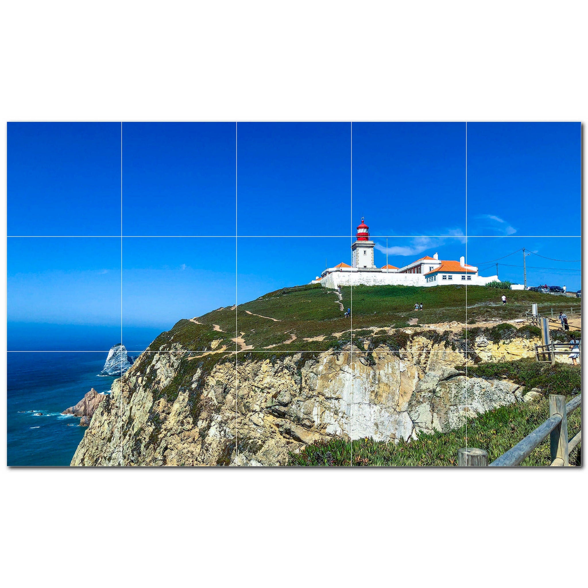 lighthouse ceramic tile wall mural kitchen backsplash bathroom shower p500827