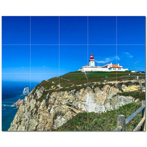 lighthouse ceramic tile wall mural kitchen backsplash bathroom shower p500827