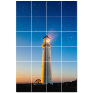 lighthouse ceramic tile wall mural kitchen backsplash bathroom shower p500829