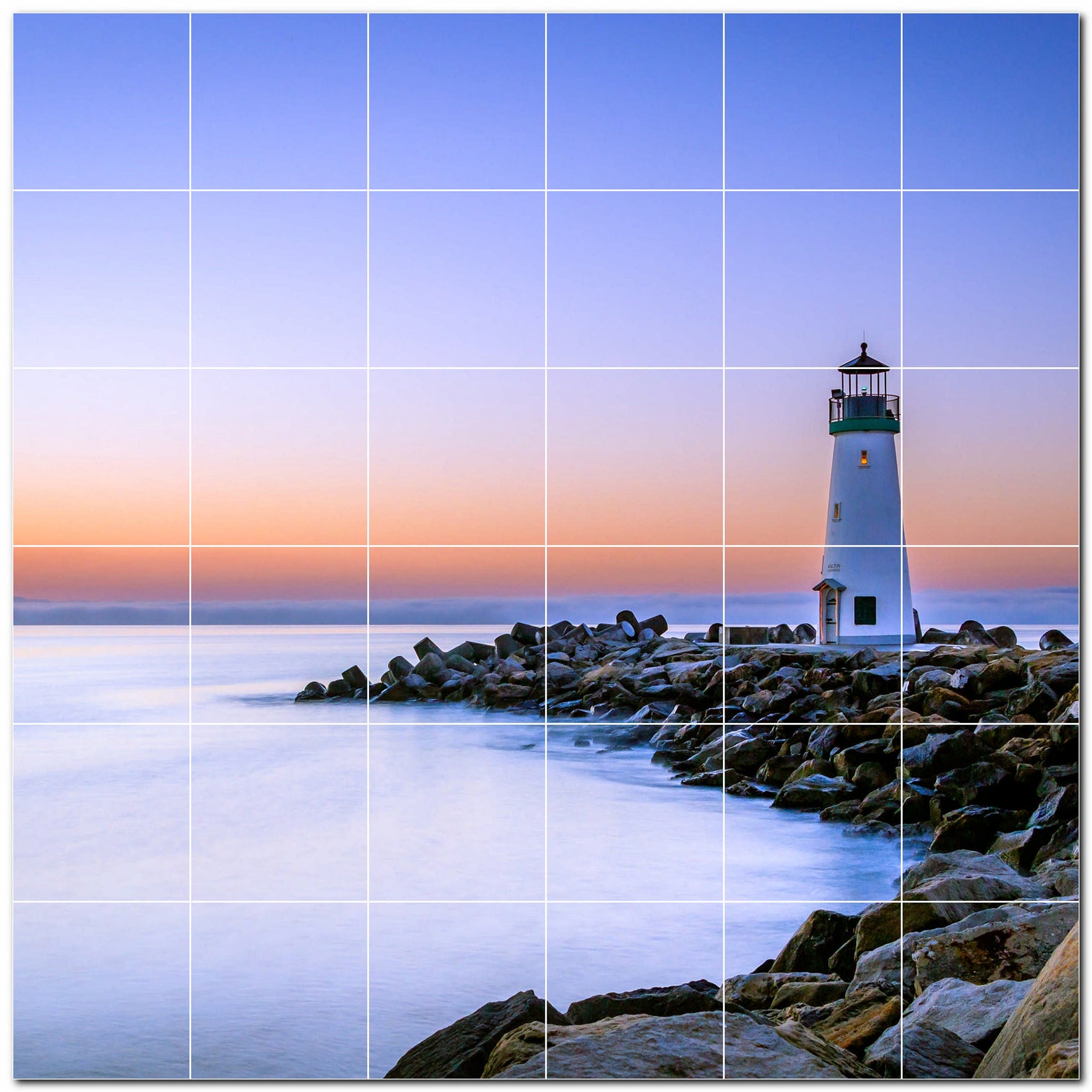 lighthouse ceramic tile wall mural kitchen backsplash bathroom shower p500833