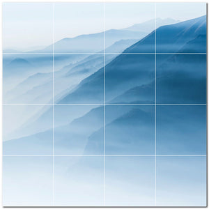 mountains ceramic tile wall mural kitchen backsplash bathroom shower p500847