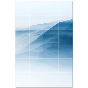 mountains ceramic tile wall mural kitchen backsplash bathroom shower p500847