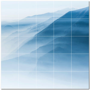 mountains ceramic tile wall mural kitchen backsplash bathroom shower p500847