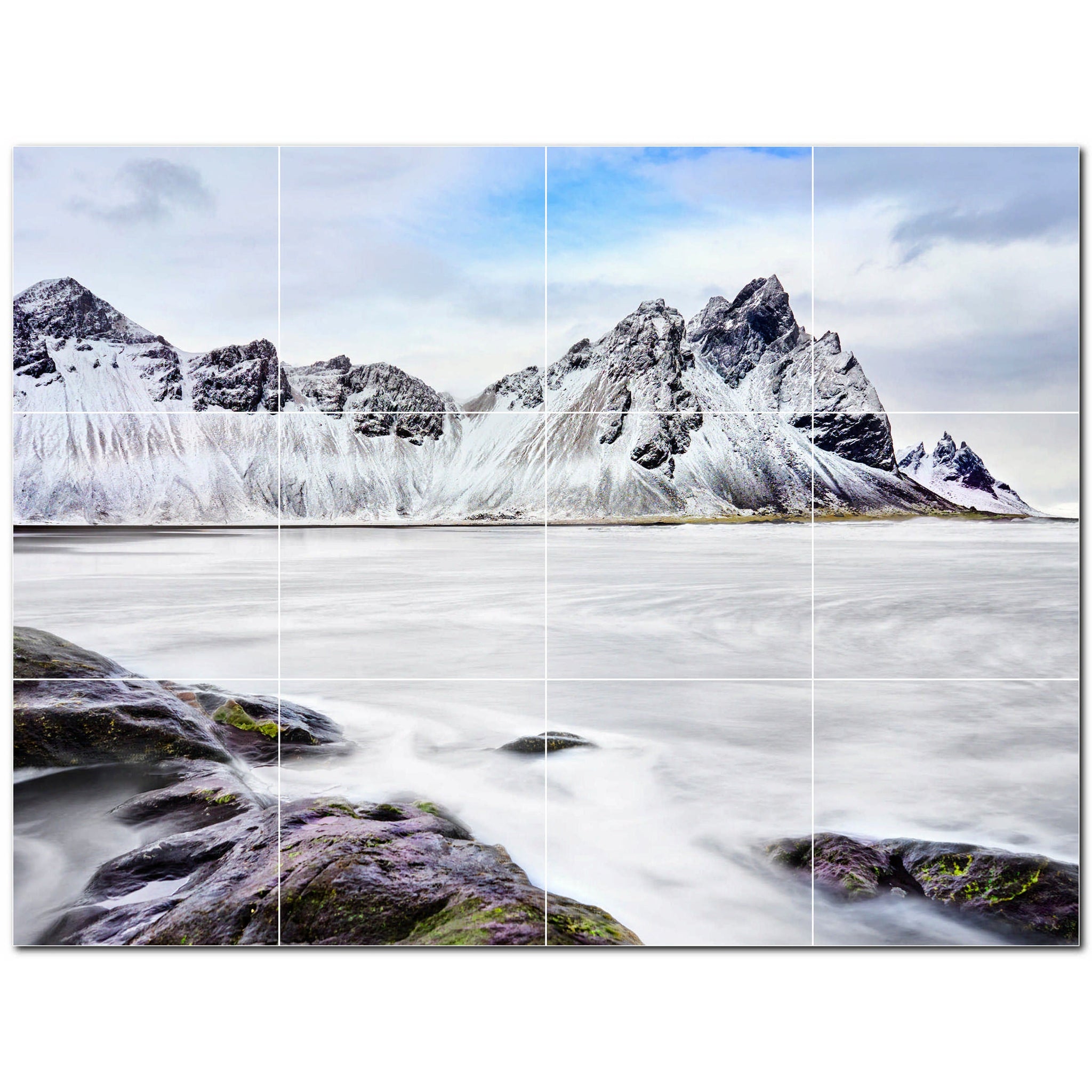 mountains ceramic tile wall mural kitchen backsplash bathroom shower p500852