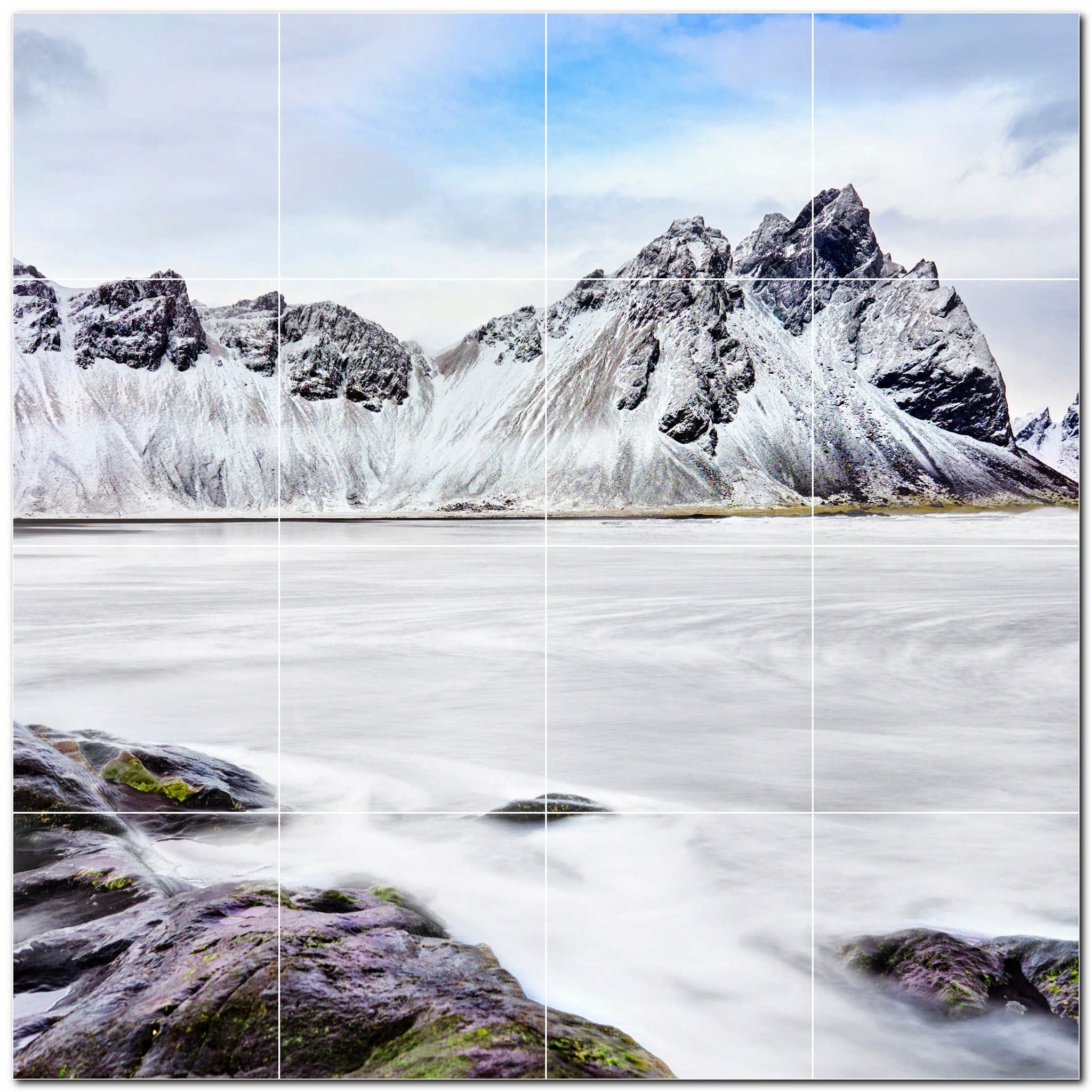 mountains ceramic tile wall mural kitchen backsplash bathroom shower p500852