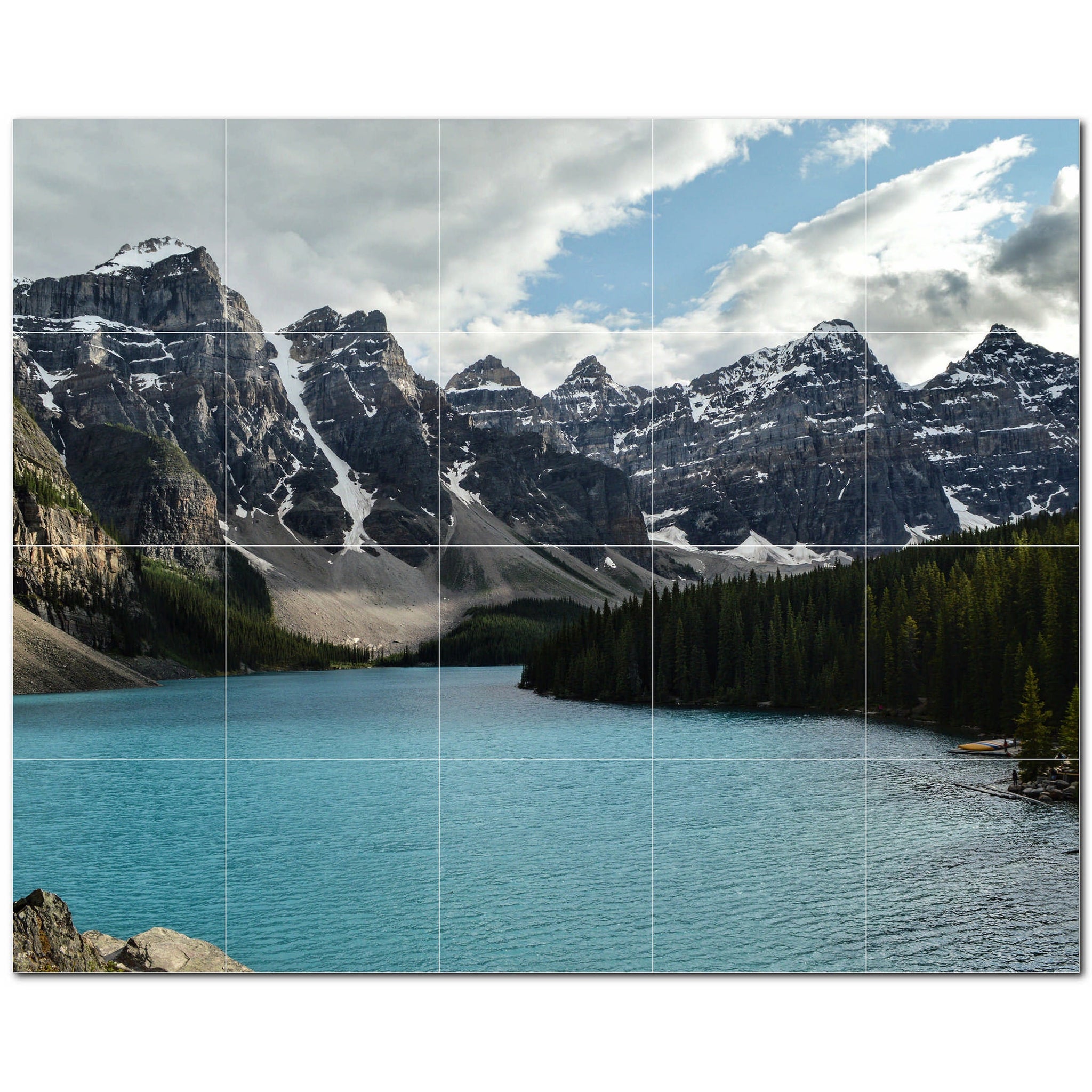 mountains ceramic tile wall mural kitchen backsplash bathroom shower p500855