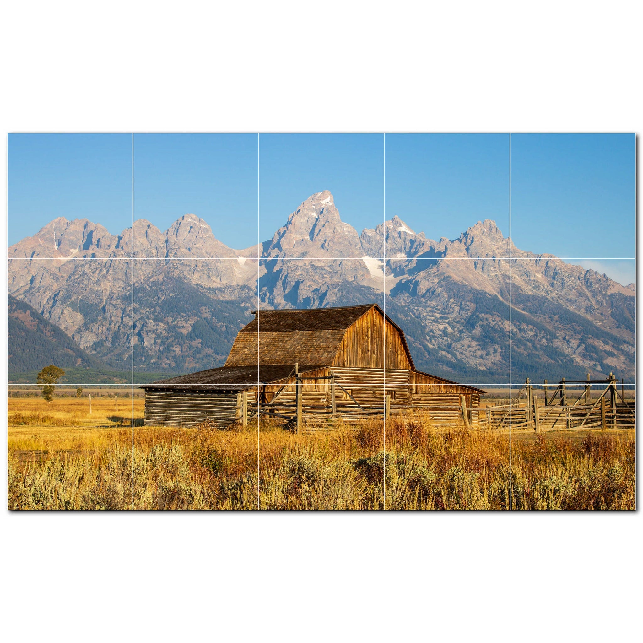 mountains ceramic tile wall mural kitchen backsplash bathroom shower p500856