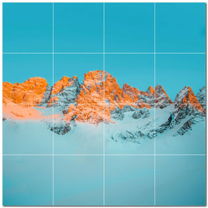 mountains ceramic tile wall mural kitchen backsplash bathroom shower p500858