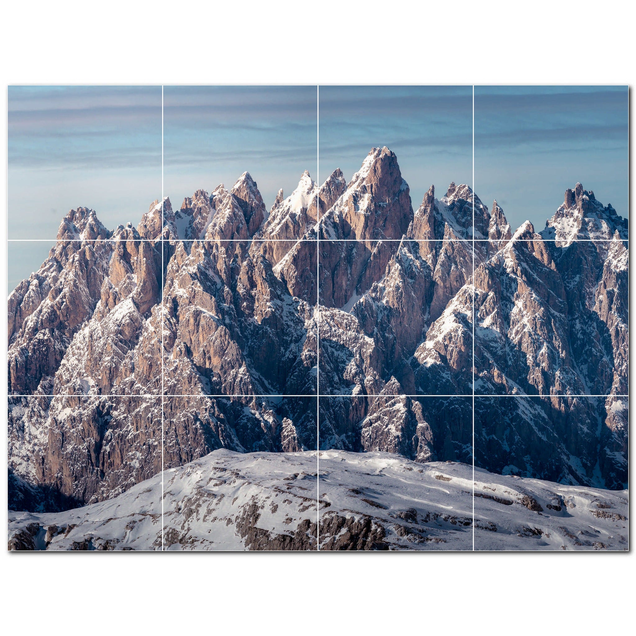 mountains ceramic tile wall mural kitchen backsplash bathroom shower p500859