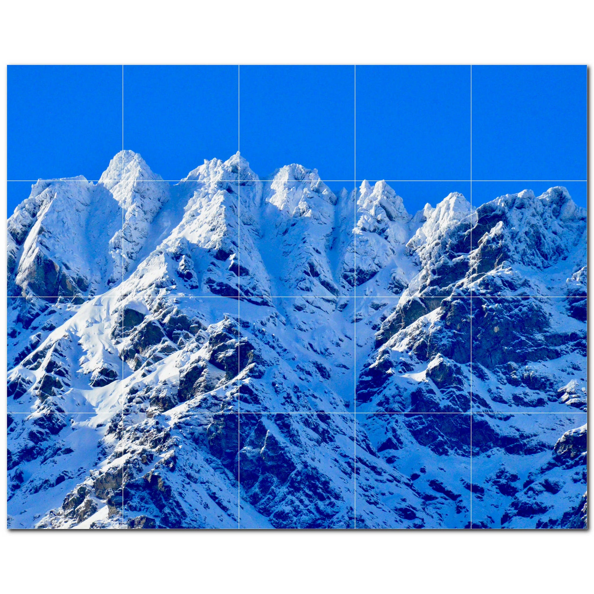 mountains ceramic tile wall mural kitchen backsplash bathroom shower p500860