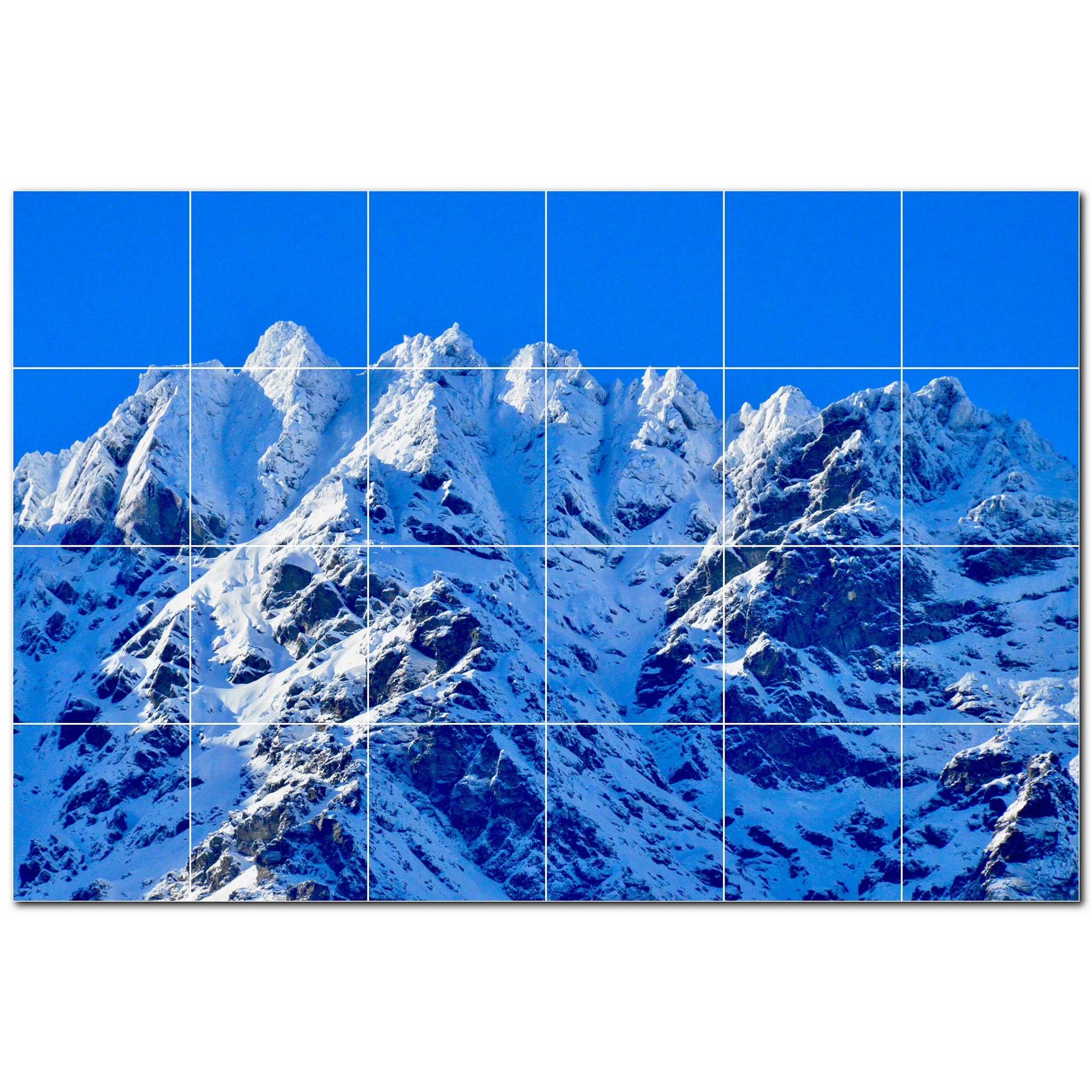 mountains ceramic tile wall mural kitchen backsplash bathroom shower p500860