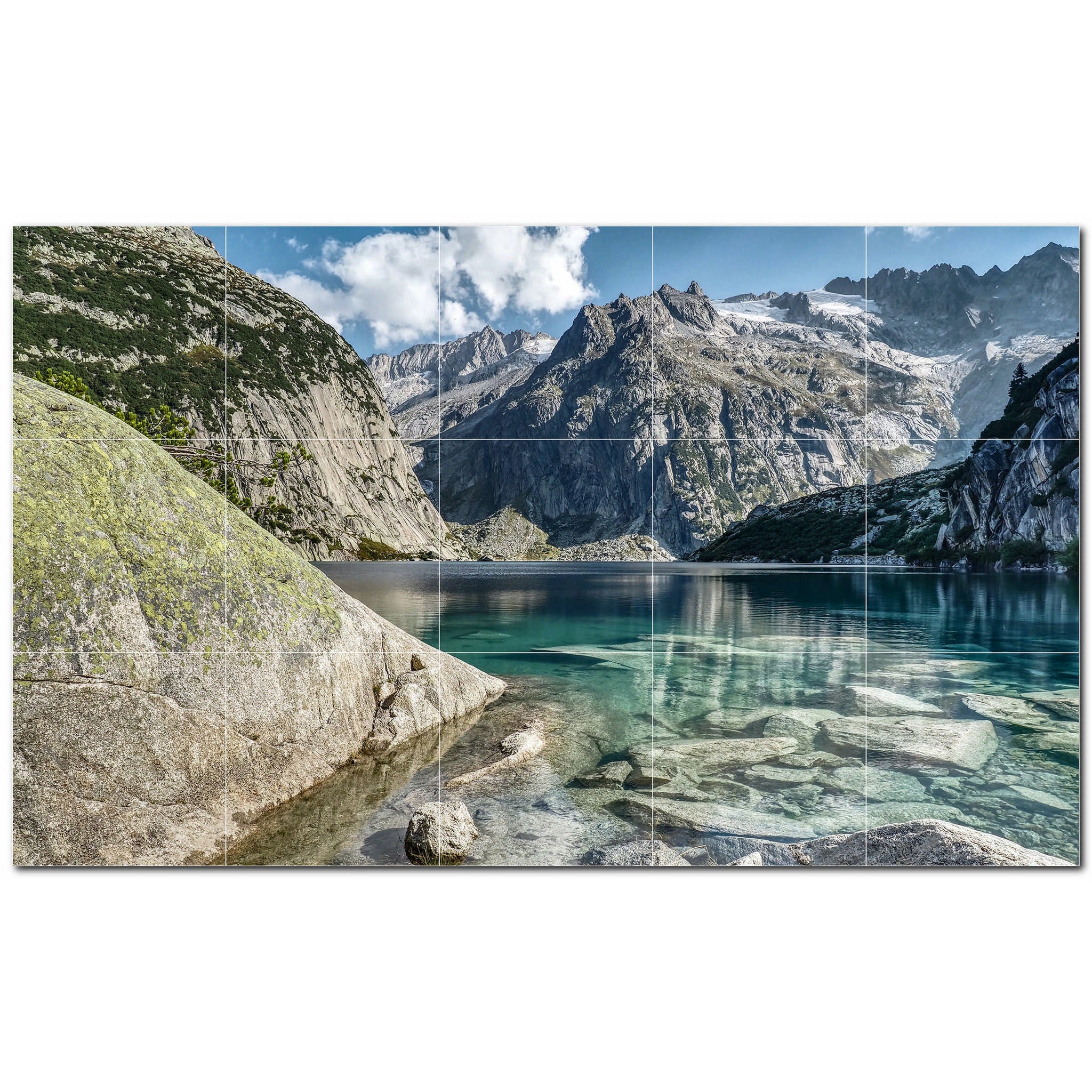 mountains ceramic tile wall mural kitchen backsplash bathroom shower p500861