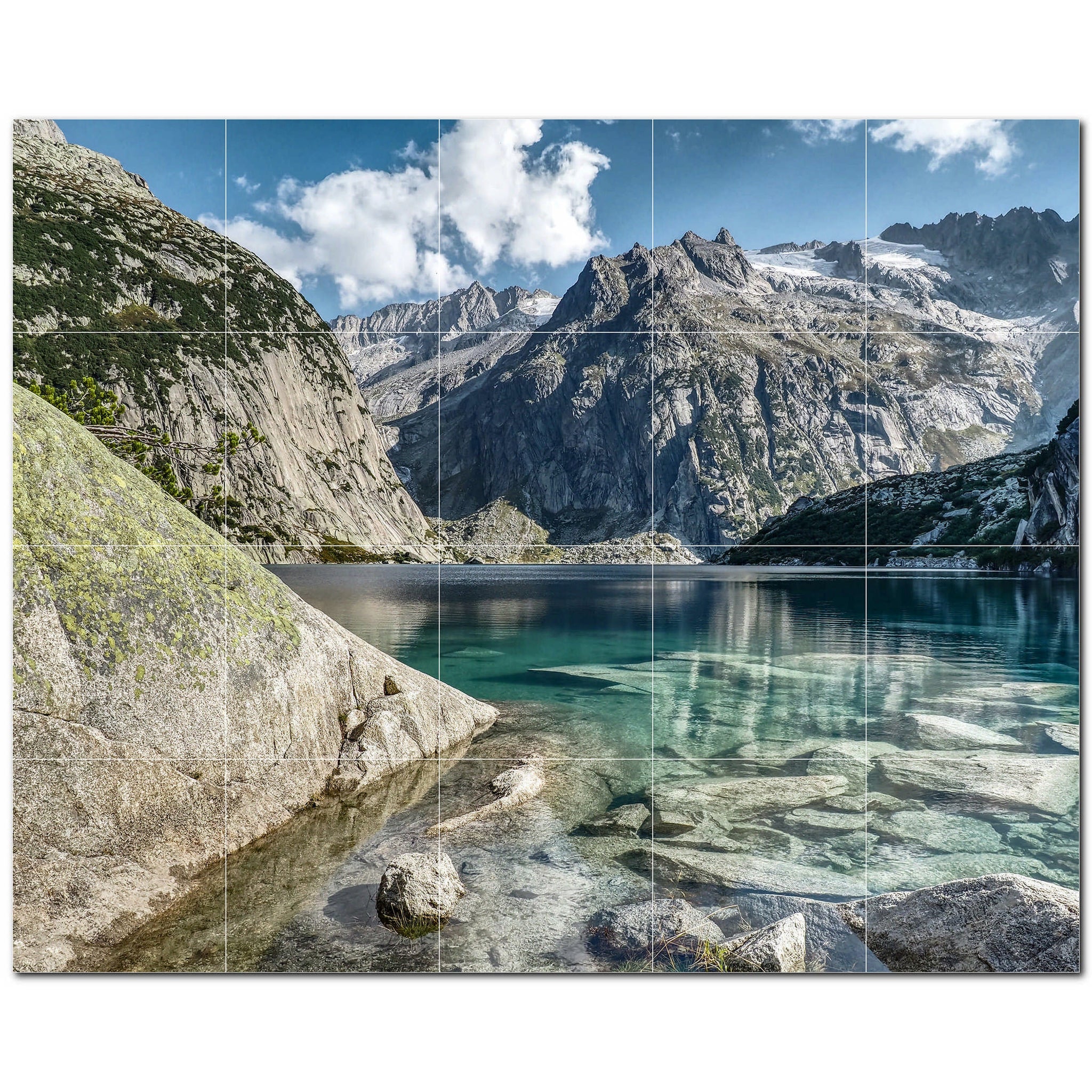 mountains ceramic tile wall mural kitchen backsplash bathroom shower p500861