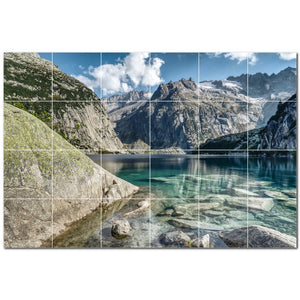 mountains ceramic tile wall mural kitchen backsplash bathroom shower p500861