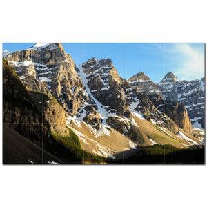 mountains ceramic tile wall mural kitchen backsplash bathroom shower p500863