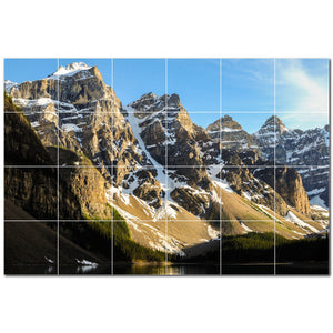 mountains ceramic tile wall mural kitchen backsplash bathroom shower p500863